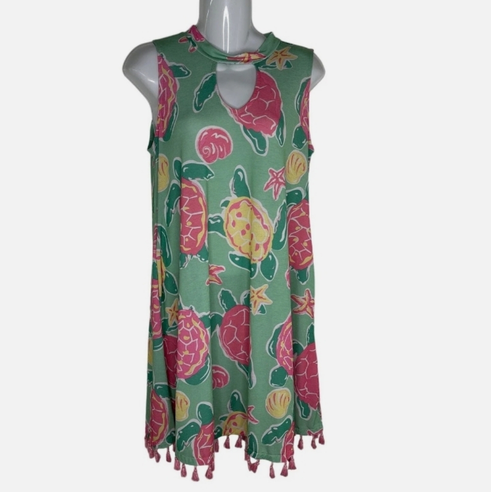 Simply Southern Key Hole Neckline Dress#freeWallet